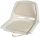 White Polyethylene Seat with Reclining Backrest Seat 500x430mm #OS4840500