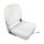 Sedile schienale ribaltabile in vinile bianco 395x467x474mm #OS4840401