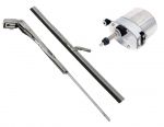 Stainless Steel Windscreen Wipers Fitted with Arm Blades 200-280mm #OS1915250