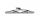 Spazzola tergicristallo in Acciaio Inox con spatole in silicone 457mm #OS1911218