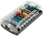 Polycarbonate fuse holder box 12 seats #OS1418312