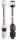 Bulkhead Classic pole 360° combined with navigation lights Green Red L.100cm #OS25001946
