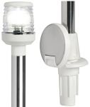 Classic 360° pull-out pole with white plastic lantern and Advance base L.60cm #N52225002610