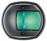 Black polycarbonate navigation light Green light (112,5°) 80x42x70mm #OS1140802