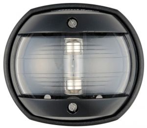 Black polycarbonate navigation light - White light (225°) 80x42x70mm #OS1140803