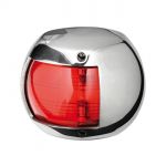 Luci di via Compact 12 Inox - Rosso 112,5° Sinistro - 12V 10W - 75x62,5x41mm #OS1140601