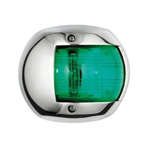 Navigation lights Stainless Compact 12 - Green 112.5° right - 10W 12V - 75x62.5x41mm #OS1140602