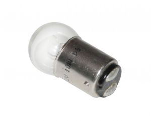 Set of 2  BA15D Bipolar bulb 24V 10W with small parallel pole ball #OS1420003