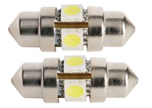 2pcs Cylindrical LED bulb 12V - 0,8W #N50227550350