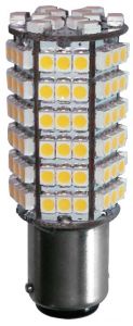 LED bulb 12/24V BA15D 4W 400Lm 2700K Warm Light  #OS1444313