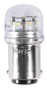 Lampadina BA15D a LED 12/24V 1,2W 100Lm 3000K Bianco Caldo #OS1444315