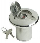 Tappo Imbarco Water in Inox - D.Collo 38mm - D.Esterno Flangia 88mm - con Chiave #OS2056822