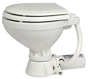 Italy Compact electric toilet with wooden seat 12V #OS5020512