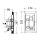 Whale flush mount shower Cold / Hot water #OS1703006