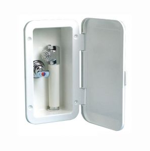 Box doccia con doccia Mizar e miscelatore Tubo 4mt #OS1523902