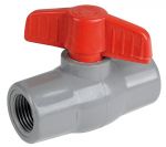 Female/Female Polypropylene Ball Valve - 1/2" #N43637502417