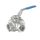 Valvole a sfera a 3 vie in acciaio inox Filetto D.1/2" pollici #OS1772202