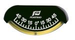 Inclinometro in plastica Scala 45-0-45gr 80x40mm #FNIP51601