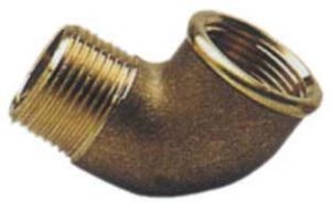 Brass 90° Male - Female pipe elbow Thread 1/2" #N40737601610