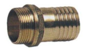 Brass hose adaptor - Thread D.3/4" Pipe D.16mm #N81837601625