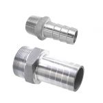 Stainless steel hose fitting Thread D.1/2" - Pipe D.20mm #N81837628330