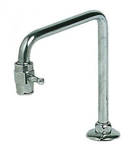 Chrome plated brass telescopic swivelling tap Fast locking H. 235mm #OS1728890