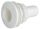 White plastic seacock with hose adaptor 1"1/4 cwith hose connector 30mm #N42038202474