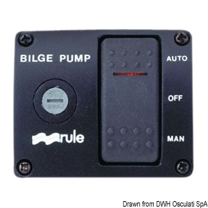 Rule bilge pump control panel 12V #OS1660012
