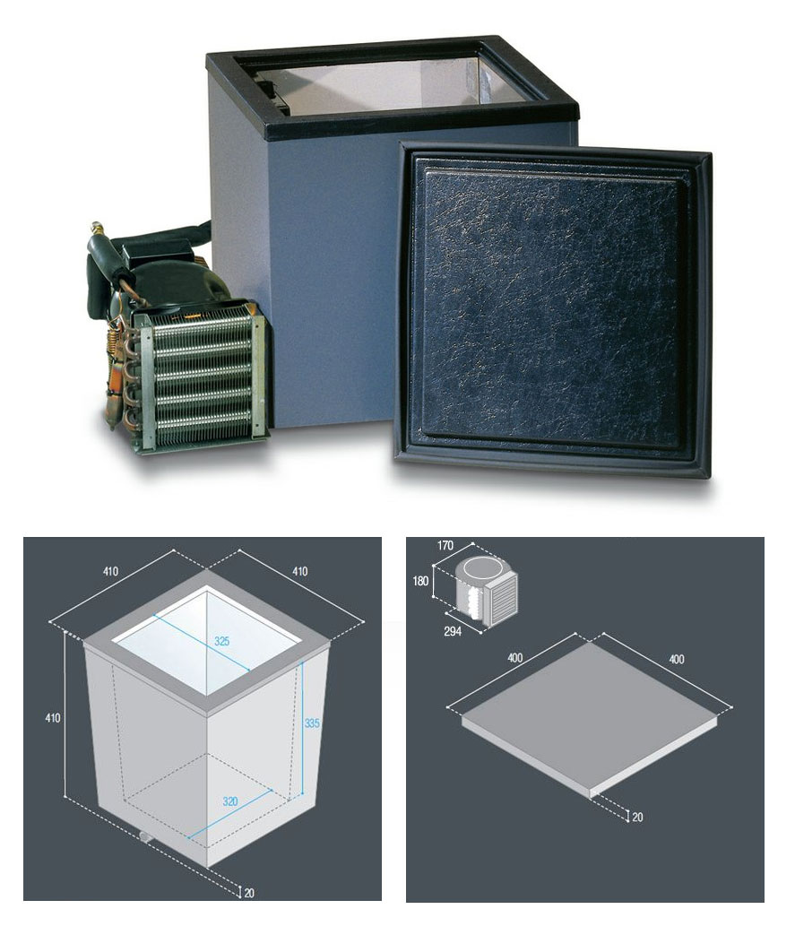 Vitrifrigo C37L Top Loading Refrigerator Capacity 37Lt 12 24V