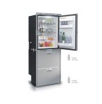 Vitrifrigo DW360 OCX2 DTX IM Upper Refrigerator 157lt +Lower Freezer Icemaker/Refrigerator 144lt 115/230V #VT16006320
