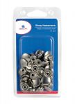 Snap fasteners made of stainless steel 15 pieces #N20543003382