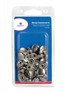 Snap fasteners made of stainless steel 15 pieces #N20543003382