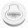 Plastic Flush Pull Latches made of White Nylon #OS3814700