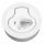 Plastic Flush Pull Latchemade of White Nylon with lock #OS3814720