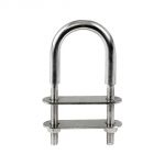 Cavallotto ad U inox 155mm filettato Ø12xh92mm Interasse 66mm N61842700266