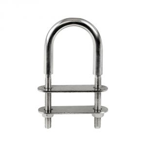 Cavallotto ad U inox 155mm filettato Ø12xh92mm Interasse 66mm N61842700266