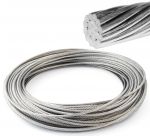 Stainless steel 19-strand wire rope Ø4mm 100m #OS0317140