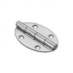 Stainless steel Oval hinge 78x56x2mm with overhanging knuckle #OS3845101