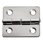 Morror polished stainless steel Rectangular hinge 38x33mm 1.3mm #OS3846780