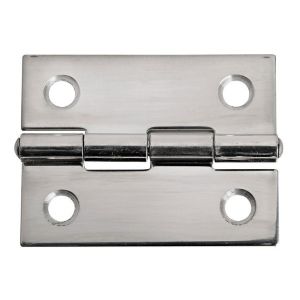 Mirror polished stainless steel Rectangular hinge 51x38mm 1.3mm #OS3846781