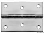 Mirror polished stainless steel Rectangular hinge 75x75mm 1.3mm #OS3846785