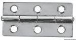 Mirror polished stainless steel Rectangular hinge 60x30mm 1.3mm #OS3882201