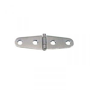 Stainless steel mirror polished hinge - 101x27mm Thickness of 1.7mm #OS3846790