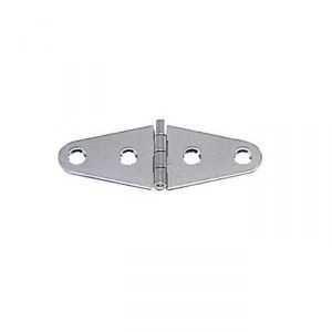 Stainless steel mirror polished hinge - 101x38mm Thickness of 1.7mm #OS3846789