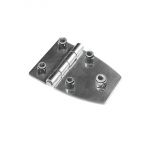 St.steel trapezoidal hinge 51x38mm Thickness 1.7mm Bushings 6 no screws #OS3882105