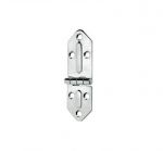 Stainless steel Chromelux Corner Hinge 127x40mm Thickness 2.5mm #OS3844400