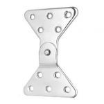 Stainless steel stamped hinge 145x100mm Thickness 2.5mm #N60242240330
