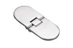 Stainless Steel Blind Microcast Oval Hinge with studs 140x70x2.8mm #OS3846077