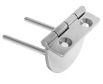 Precision-cast AISI 316 stainless steel hinges 72x65x4mm for cockpit openings #OS3886325