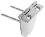 Precision-cast AISI 316 stainless steel hinges 103x65x4mm for cockpit opening #OS3886326